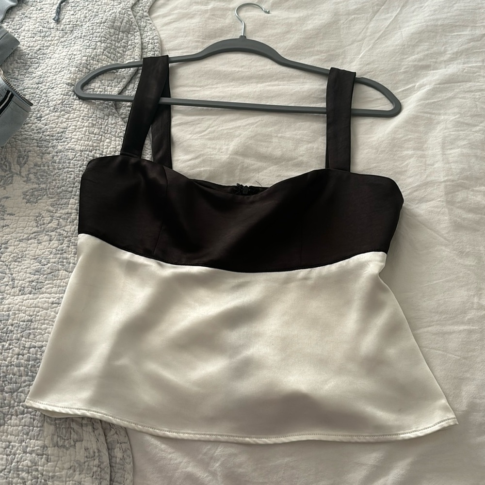 Princess Polly black and white top
